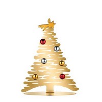 photo bark for christmas decorazione in acciaio dorato con magneti in porcellana 1